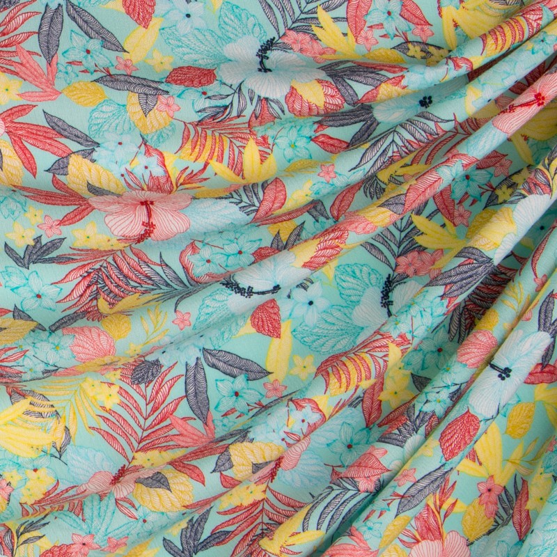 Crepe Viscosa Exotic Multicolor - Ribes y Casals