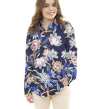 Crepe Viscosa Floral Noche - Ribes y Casals