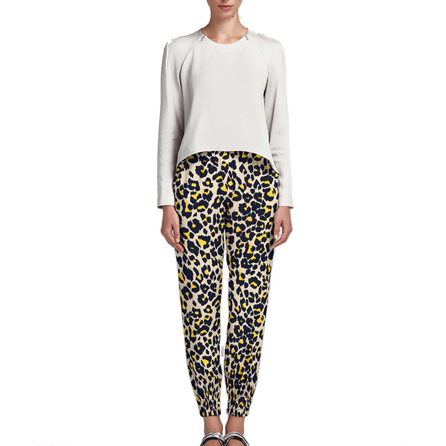 Crepe Viscosa Leopoardo Amarilla - Ribes y Casals