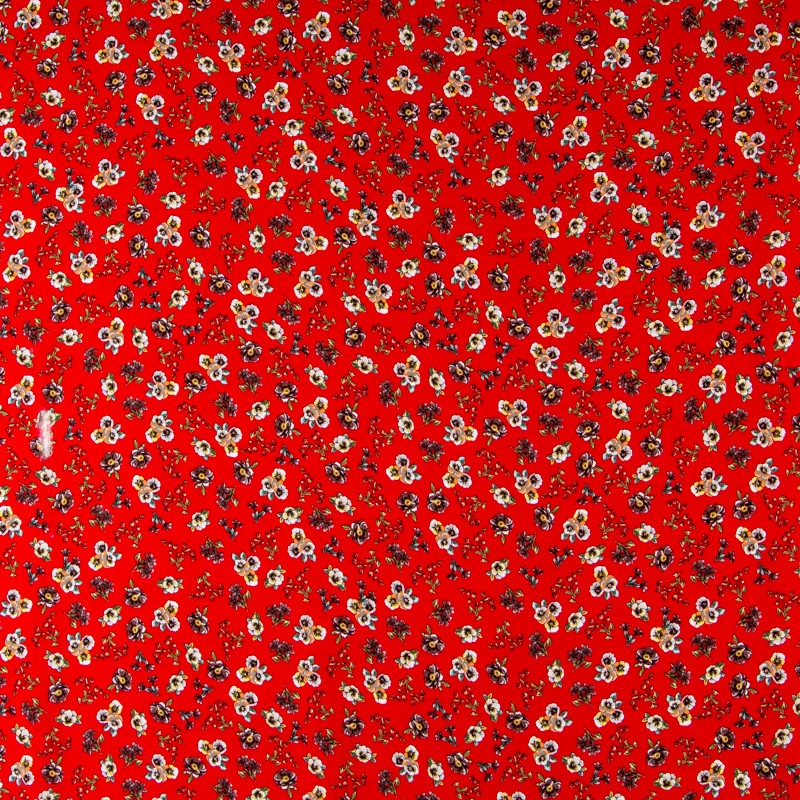 Crepe Viscosa Liberty Roja - Ribes y Casals