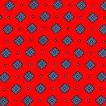 Crepe Viscosa Medallas Roja - Ribes y Casals