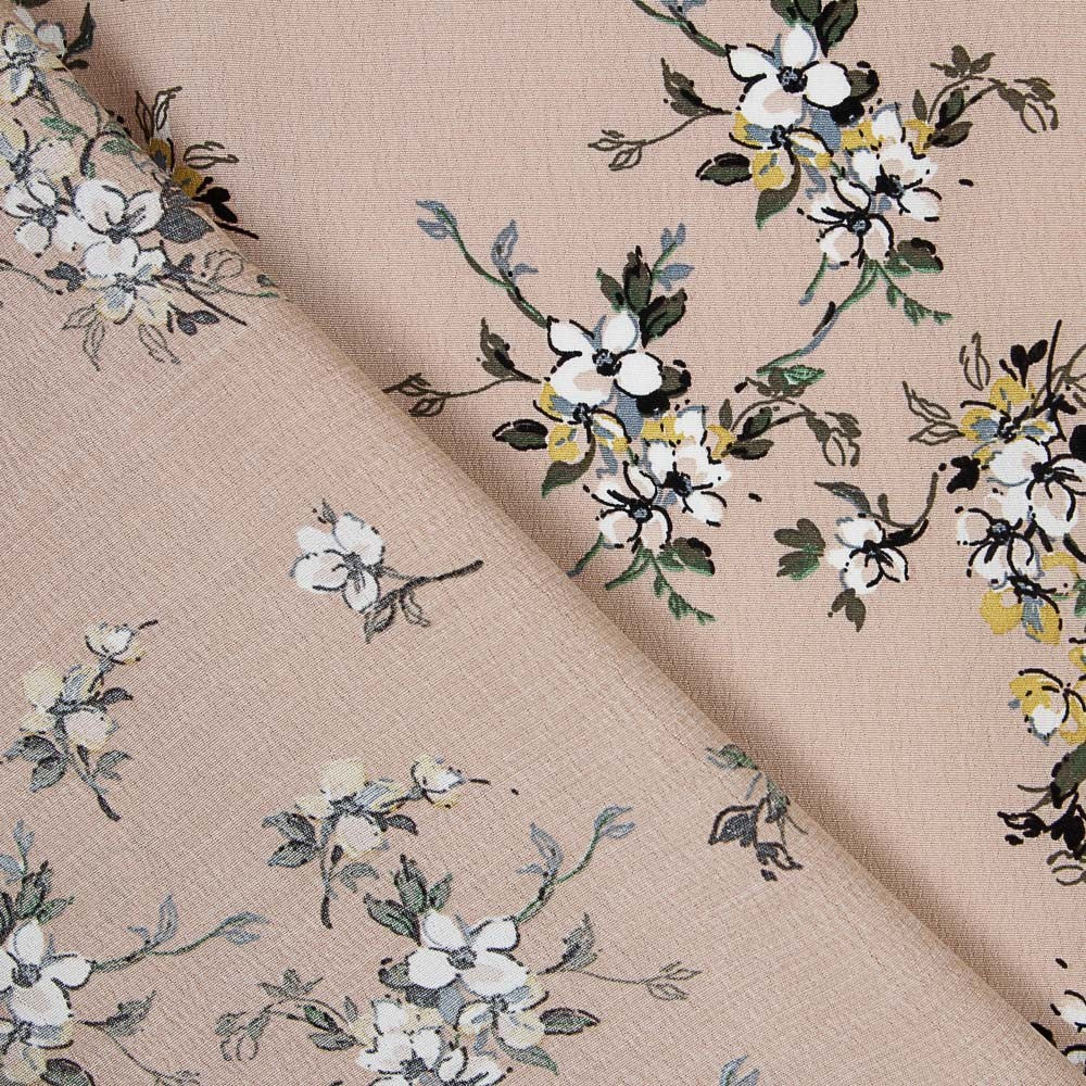 Crepe Viscosa Ramas Maquillaje - Ribes y Casals