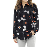 Crepe Viscosa Sakura Negra - Ribes y Casals