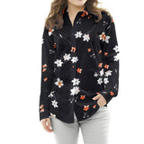 Crepe Viscosa Sakura Negra - Ribes y Casals