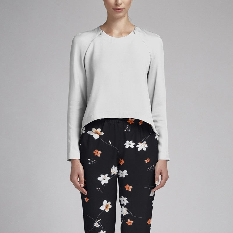 Crepe Viscosa Sakura Negra - Ribes y Casals