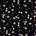 Crepe Viscosa Sakura Negra - Ribes y Casals