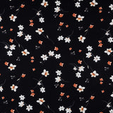 Crepe Viscosa Sakura Negra - Ribes y Casals