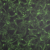 Crepe Viscosa Trazos Verde - Ribes y Casals