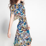 Crepe Viscosa Tropical Agua - Ribes y Casals