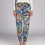 Crepe Viscosa Tropical Agua - Ribes y Casals