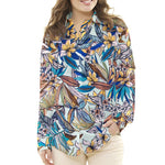 Crepe Viscosa Tropical Agua - Ribes y Casals