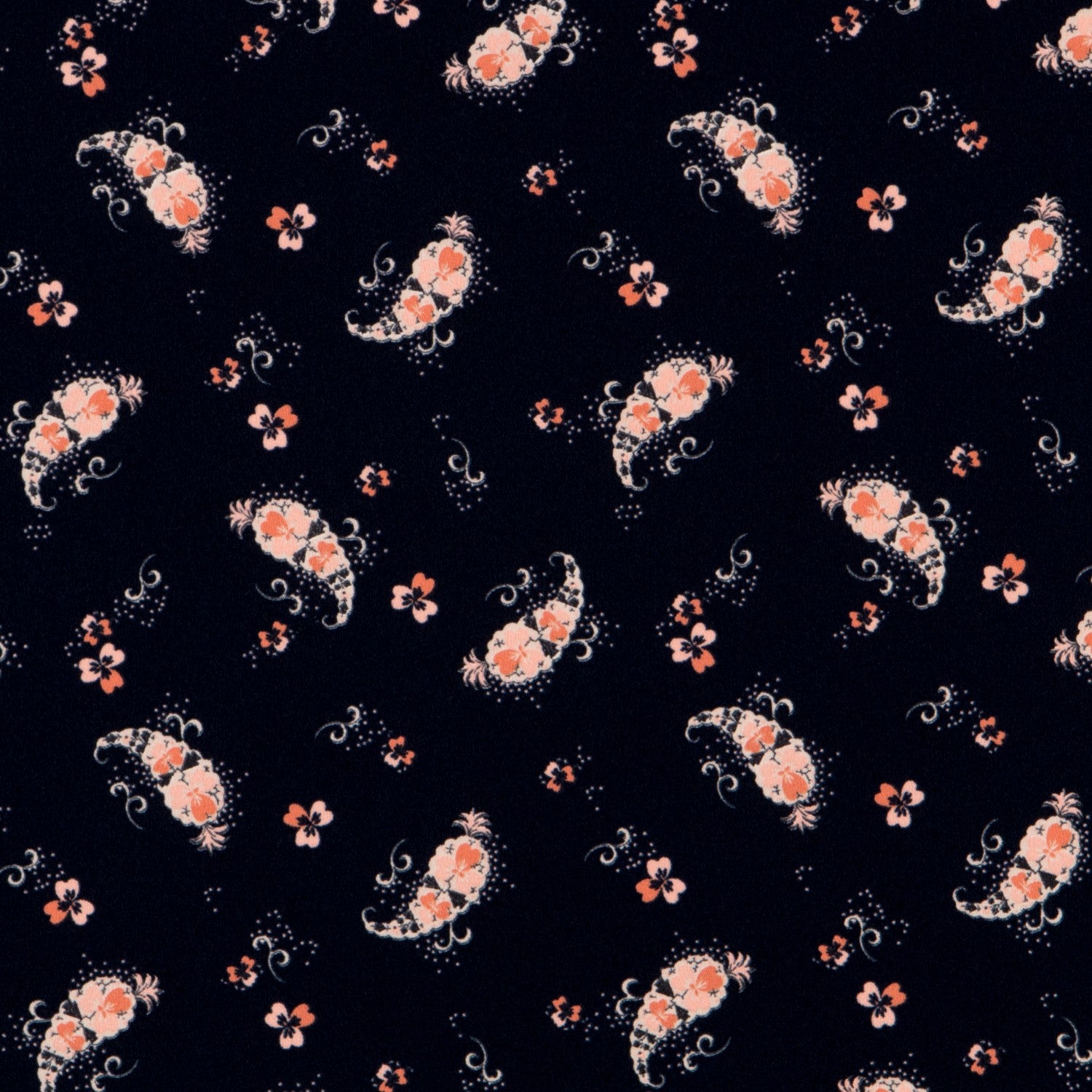 Crepe Winter Peasly Marino - Ribes y Casals