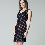 Crepe Winter Peasly Marino - Ribes y Casals