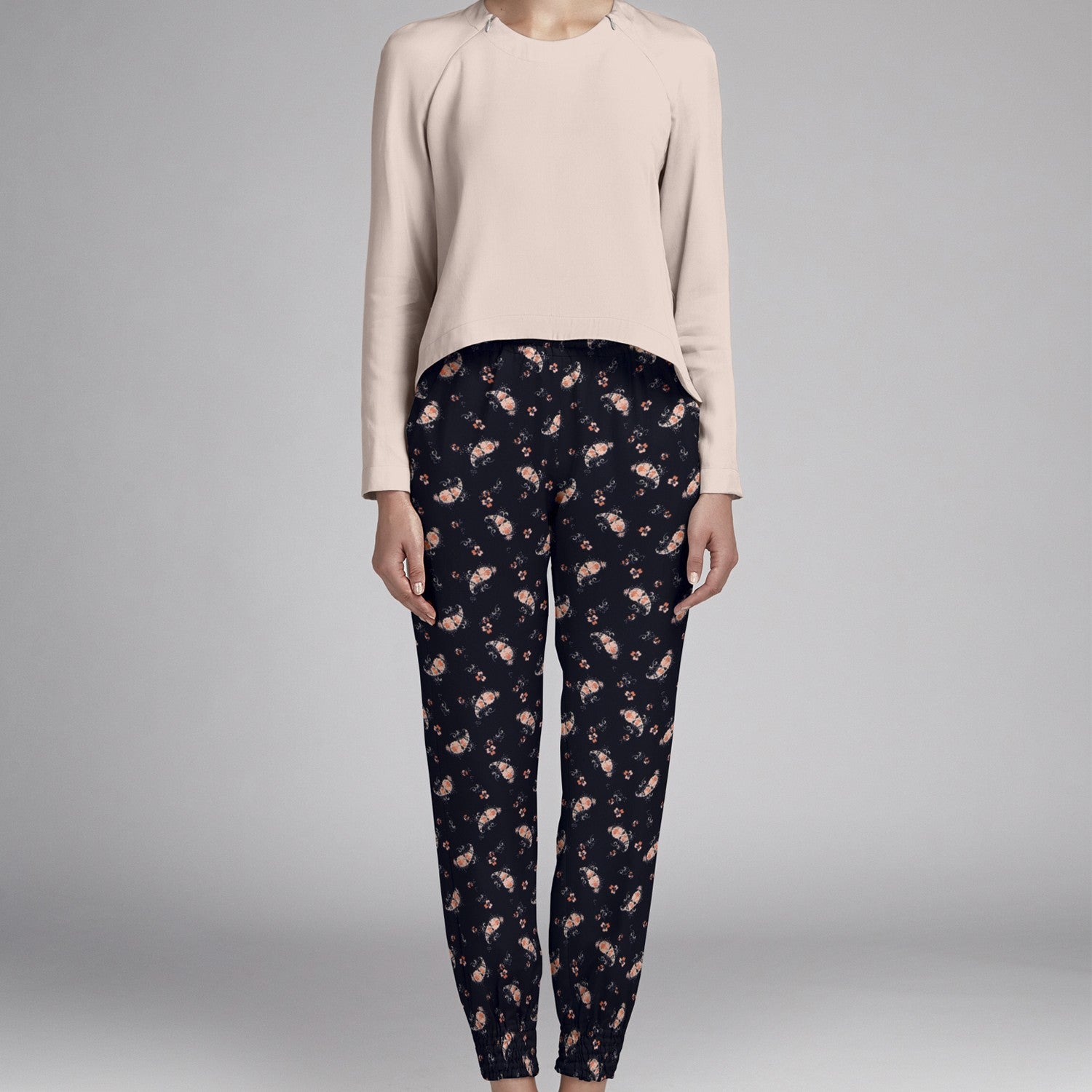 Crepe Winter Peasly Marino - Ribes y Casals