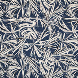 Crepe Winter Tropical Azul Noche - Ribes y Casals