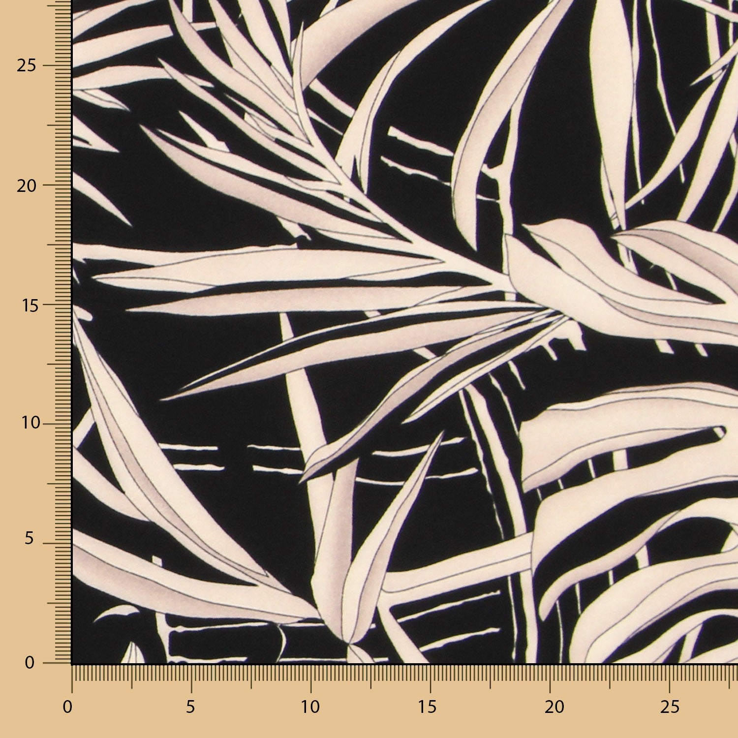 Crepe Winter Tropical Negra - Ribes y Casals