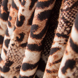 Crepe Animal Print Marrón - Ribes y Casals