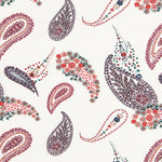 Crepe Bubble Cachemire Granate - Ribes y Casals