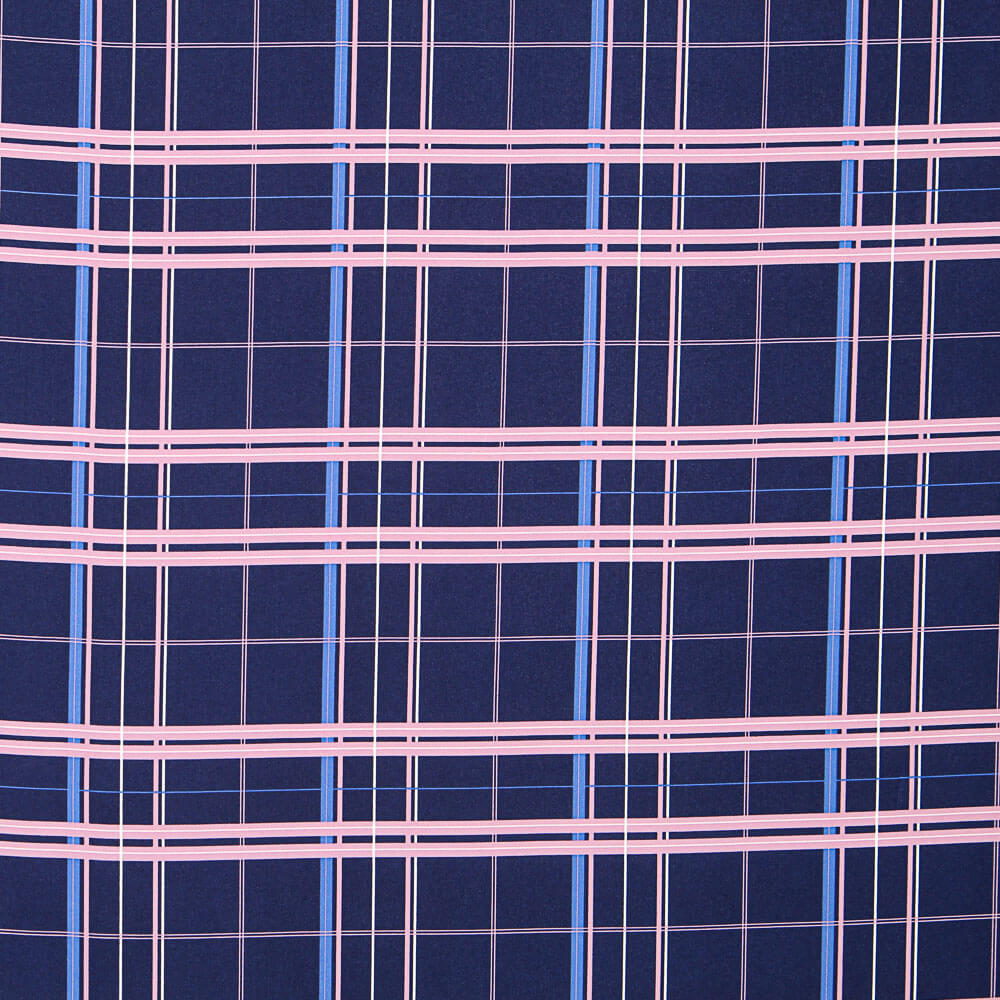 Crepe Cuadro Tartán Morado - Ribes y Casals