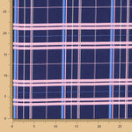 Crepe Cuadro Tartán Morado - Ribes y Casals