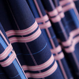 Crepe Cuadro Tartán Morado - Ribes y Casals