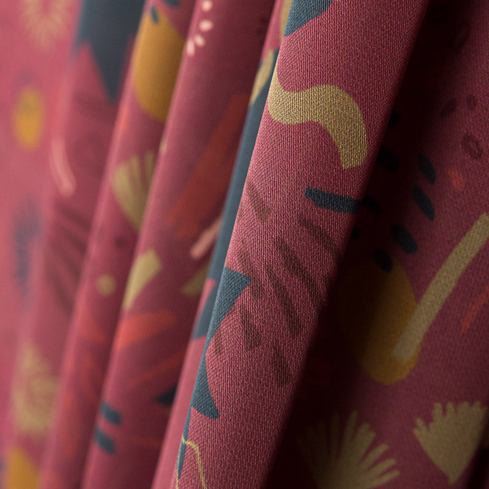 Crepe Fina Arizona Burdeos - Ribes y Casals