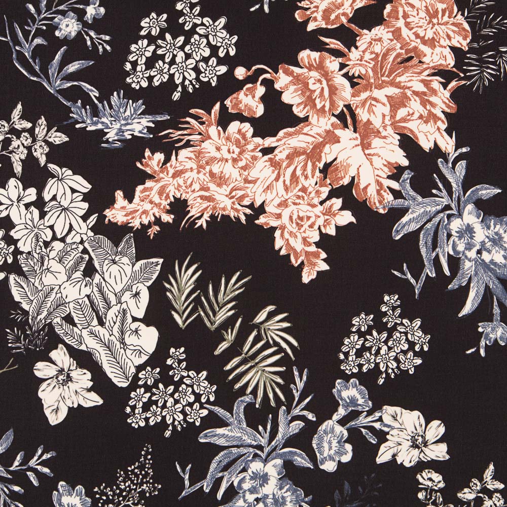 Crepe Flor Marrón - Ribes y Casals