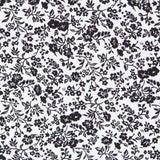 Crepe Floral Fondo Blanco - Ribes y Casals