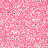 Crepe Floral Fondo Rosa - Ribes y Casals