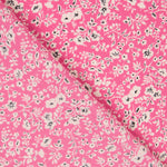 Crepe Floral Fondo Rosa - Ribes y Casals