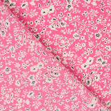 Crepe Floral Fondo Rosa - Ribes y Casals