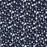 Crepe Floral Maxi Azul Noche - Ribes y Casals