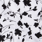 Crepe Floral Maxi Blanca - Ribes y Casals