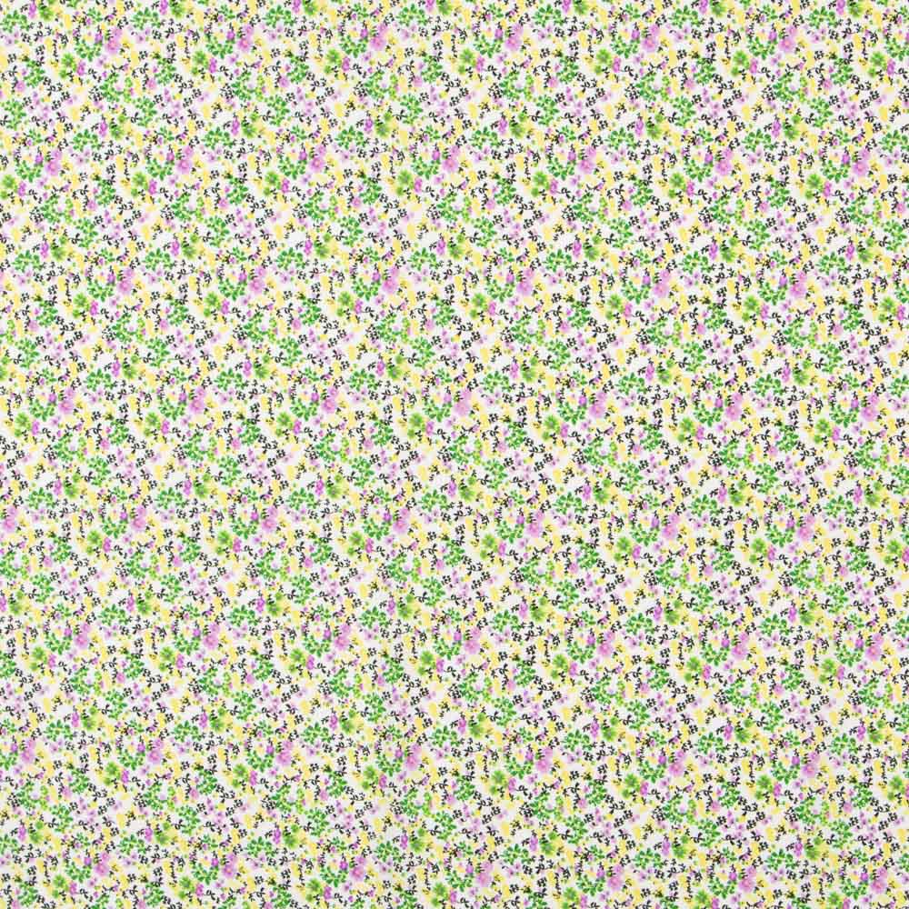 Crepe Floral Tropical Lima - Ribes y Casals