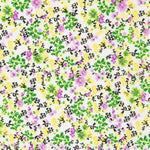 Crepe Floral Tropical Lima - Ribes y Casals