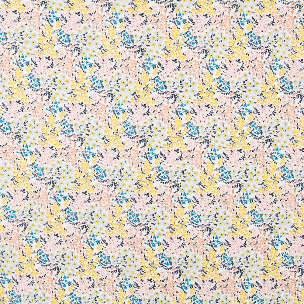 Crepe Flores Bosque Blanco - Ribes y Casals