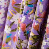 Crepe Flores Silvestres Lavanda - Ribes y Casals