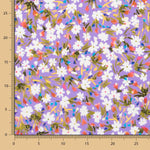 Crepe Flores Silvestres Lavanda - Ribes y Casals