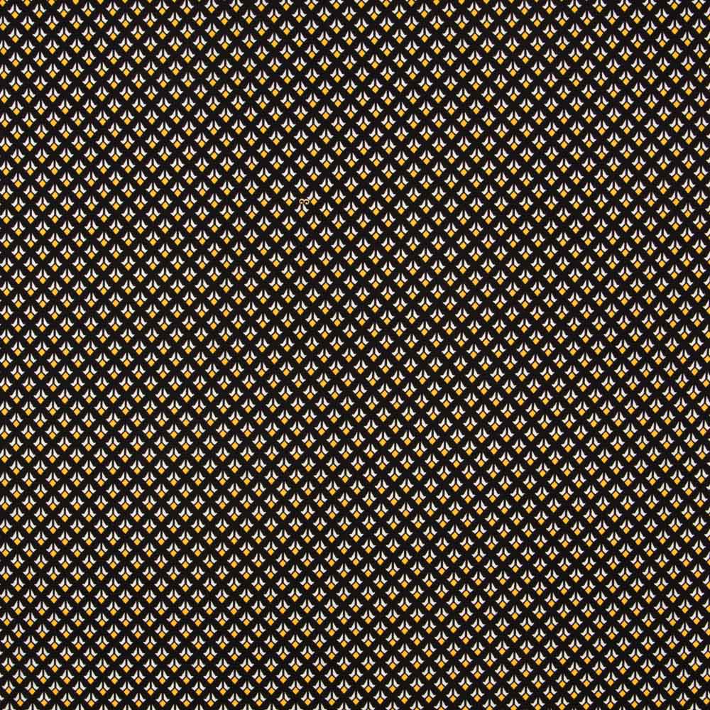 Crepe Geométrica Escudos Amarilla - Ribes y Casals