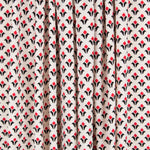 Crepe Geométrica Escudos Roja - Ribes y Casals