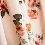 Crepe Grueso Flores Crudo - Ribes y Casals