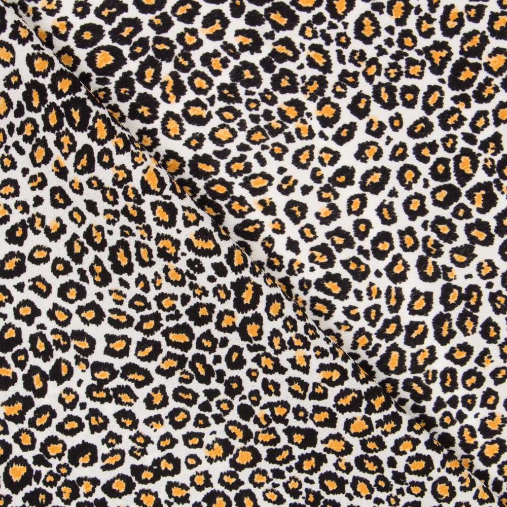 Retal Crepe Leopardo Blanca 50x145 cm - Ribes y Casals