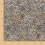 Retal Crepe Leopardo Blanca 50x145 cm - Ribes y Casals