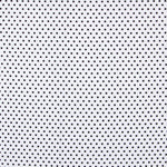 Crepe Lunares Negro Fondo Blanco - Ribes y Casals