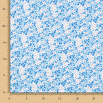 Crepe Margaritas Azul Cielo - Ribes y Casals