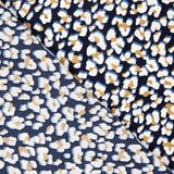 Crepe Marrocain Leopardo Ocre - Ribes y Casals