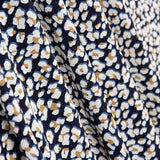 Crepe Marrocain Leopardo Ocre - Ribes y Casals