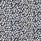 Crepe Marrocain Leopardo Ocre - Ribes y Casals