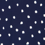 Crepe Moteada Azul Noche - Ribes y Casals