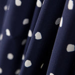 Crepe Moteada Azul Noche - Ribes y Casals